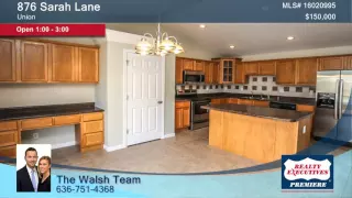 876 Sarah Lane Union MO Homes for Sale realtyx