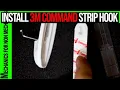 Install 3M Command Strip Hook
