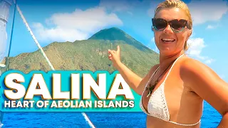 Ep 144 SALINA, IN THE HEART OF AEOLIAN ISLANDS Italy Sailing Mediterranean Sea, Navegar a vela