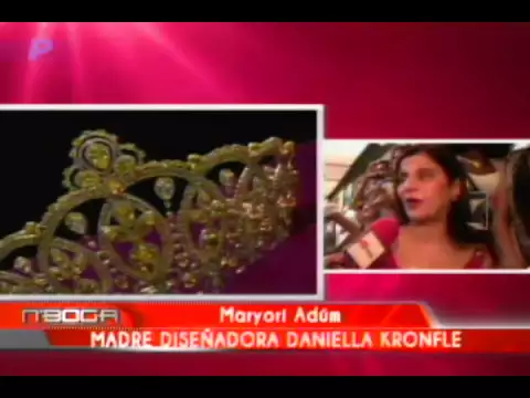 Daniela Kronfle presentó corona de Miss Ecuador 2015