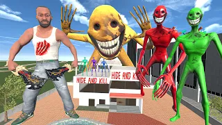 Franklin Play Hide And Kill With Colorful Verity In Indian Bike Driving 3d