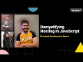 Hoisting in Javascript Frontend Fundamentals Series Puneet Ahuja Devtools tech