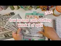 low income cash stuffing april week 2 FINISHING THE 100 ENVELOPE CHALLENGE