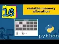 Variable and it s memory allocation in Python-In Hindi- PYTHON Python tutorial for beginners