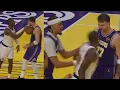 Luka Doncic gets heated with Kris Dunn for push and Jaxson Hayes backs him up 😳
