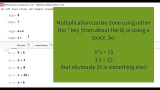 Basics of Mathematica 1