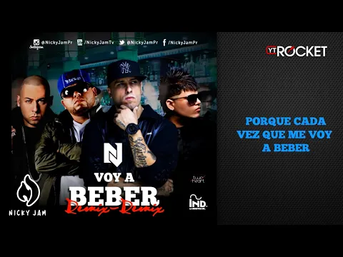 Download MP3 Nicky Jam - Voy a Beber Remix 2 Ft Ñejo, Farruko y Cosculluela | Video Con Letra | Reggaeton 2014