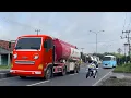 Download Lagu Disini Markas Truk Tangki Pertamina, Truk Kontainer besar, Bus Telolet Basuri Mirip Frank Teman Tayo