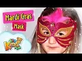 DIY Mardi Gras Mask Easy Party Mask to Make at Home