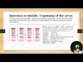 Linear Array Insertion