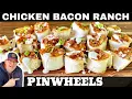 Chicken Bacon Ranch Pinwheels Easy GRIDDLE Appetizers