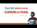 PLSQL CURSORS Implicit Explicit Cursors Oracle PLSQL Part PLSQL Tutorial in Telugu