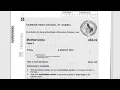 GCE 2025 Paper 2 Mathematics