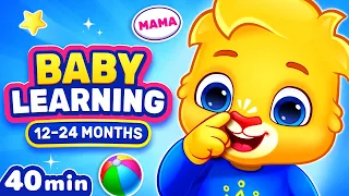 Baby Learning Videos – First Words, Body Parts, Shapes, Nursery Rhymes, Songs for Babies & Toddlers