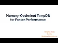 GLASS March 2025 Haripriya Naidu Memory Optimized TempDB for faster performance
