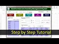 Inventory Management form in Excel Step by step complete tutorial