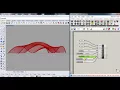 Parametric Waving Algorithmic Design using Python Scripts Parameter Studio