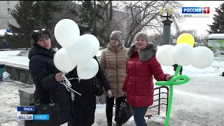 Накануне всемирного дня борьбы с туберкулёзом у музыкального театра прошёл флэшмоб