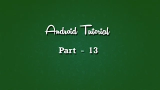 Android Tutorials Leson 13 9 Patch image creation