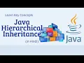 Java Hierarchical Inheritance Explained in Hindi Hierarchical Inheritance in Java 2025