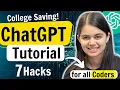 ChatGPT Tutorial - for all College students Coders