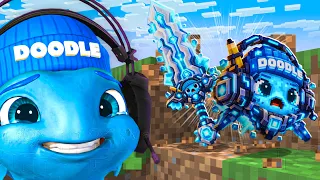 Minecraft But Every Drop is DOODLE