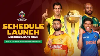 ICC Men’s Cricket World Cup 2027 - Schedule Launch LIVE