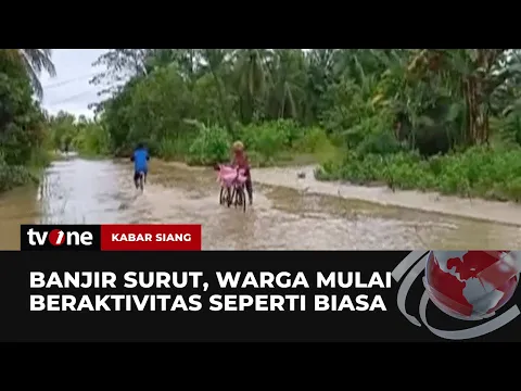 Banjir di Mamuju Tengah Mulai Surut
