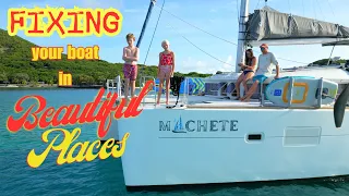 FIXING the BOAT in BEAUTIFUL PLACES – Family Sailing Around the World –  GRENADA 🎥 Ep. 40