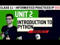 Class 11 Basics of Python with Practice questions 2023 Informatics Practices IP 065 Aakash
