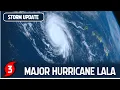 Major Hurricane Lala intensifying in the Central Pacific