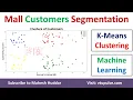 Implement Mall Customers Segmentation K Means Clustering Python Machine Learning Dr Mahesh Huddar