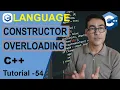 Constructor Overloading in C CPP Tutorial - 54 Constructors with OOPs