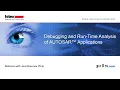 Hitex-Webinar with PLS Debugging and Run-Time Analysis of AUTOSAR applications