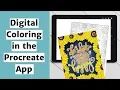 Coloring Pages in Procreate