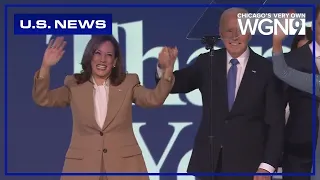 Biden closes out late night of Day 1 of DNC