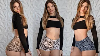 booty shorts try on haul victoria xavier