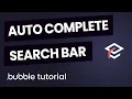 Create Search Box Using Fuzzy Search in Under 10 Min - Bubble io Tutorial