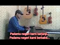 Download Lagu Bagimu Negeri - Kusbini (Do= C mayor) Live piano karaoke + lirik version