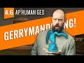 GERRYMANDERING Explained AP Human Geography Review Unit 4 Topic 6
