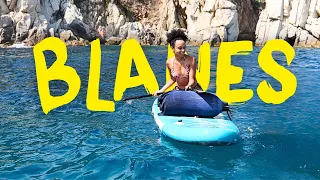 On arrete le voilier dans une JOLIE CALA en espagne ( Voilier Coraille )