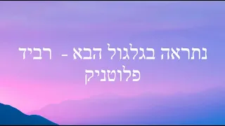 נתראה בגלגול הבא רביד פלוטניק מילים 