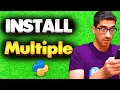 How to install Multiple Packages Modules in Python Simultaneously