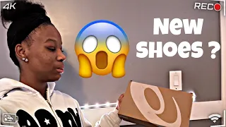 Surprising my sister with new shoes then telling her their mines 😂