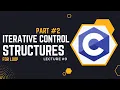 Iterative Control Structures In C Part 2 For Loop C Programming Tutorial eLogic Classes
