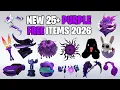 HURRY CLAIM 25 NEW PURPLE FREE ITEMS ON ROBLOX NOW 0 Robux Guide 2026