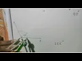 To bisect an obtuse angle using protractor and compass