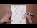 Round Hill Arts Center Virtual Art Lesson Coloring Sheet