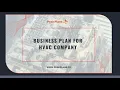 How to write a Business Plan for HVAC Company