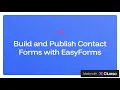Build and Publish Contact Forms with EasyForms
